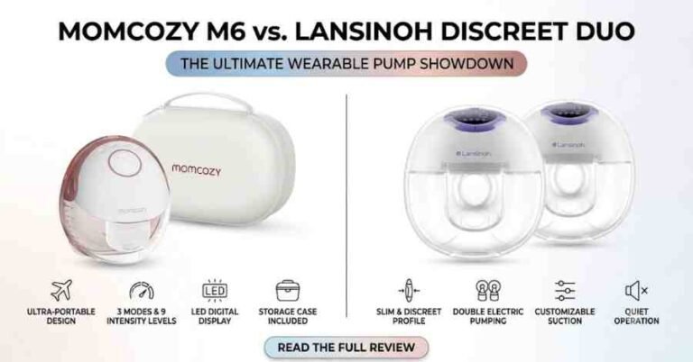 Momcozy M6 vs Lansinoh Discreet Duo