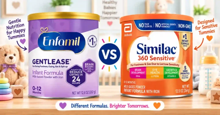 Enfamil Gentlease vs Similac 360 Sensitive
