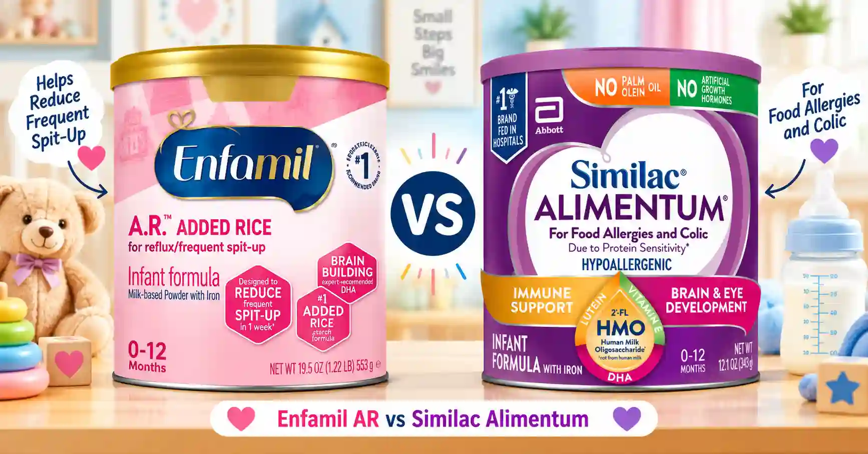 Enfamil AR vs Similac Alimentum