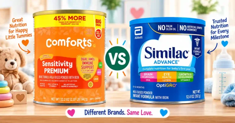 Comforts Formula vs Similac