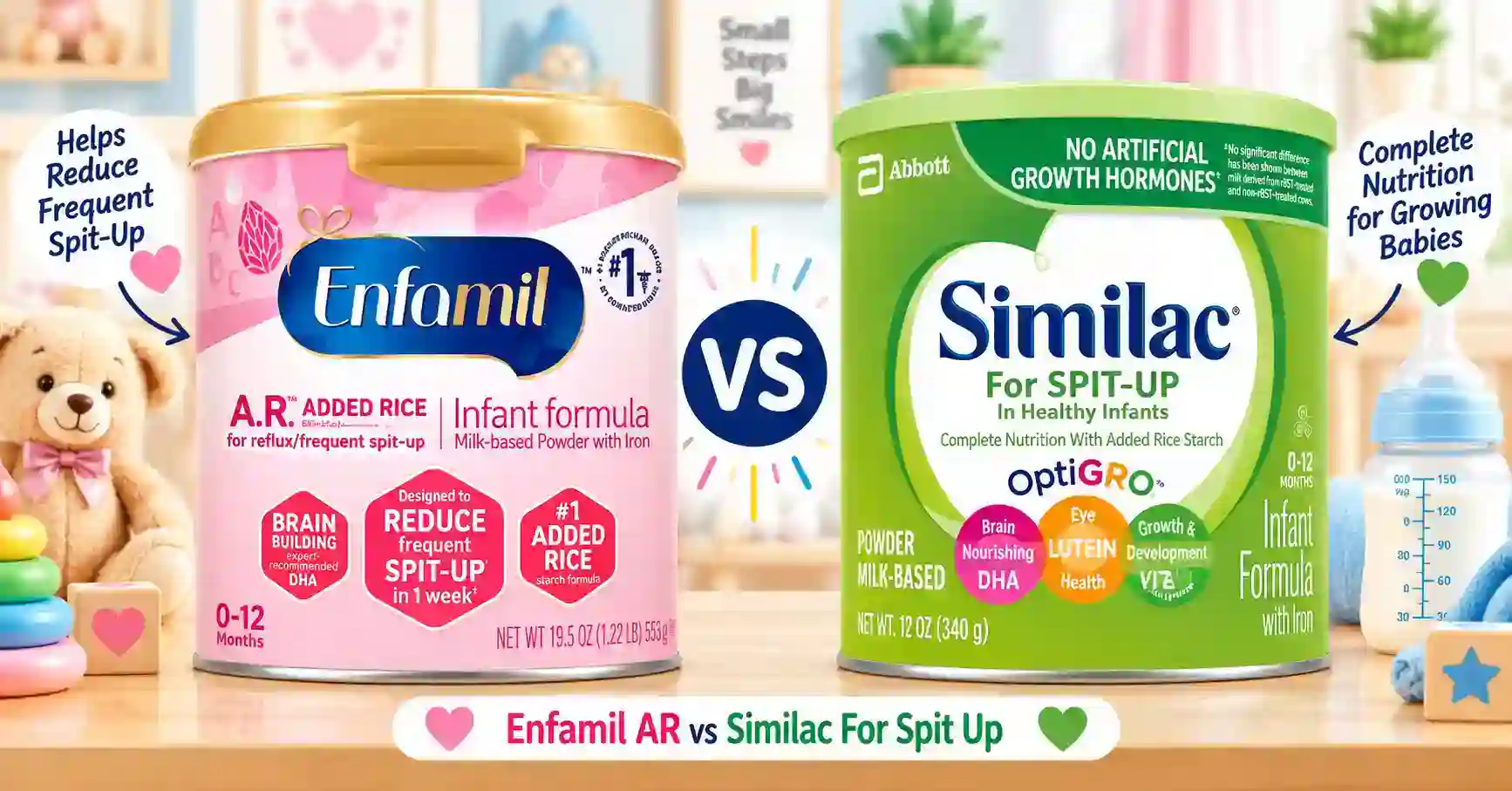Enfamil AR vs Similac For Spit Up