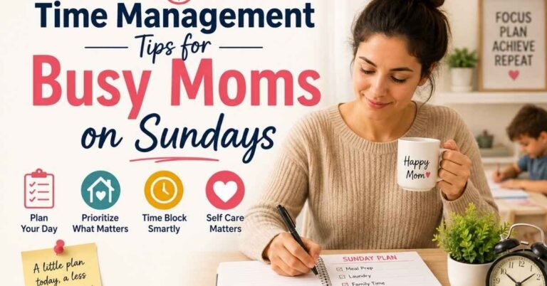 Time Management Tips for Busy Moms on Sundays