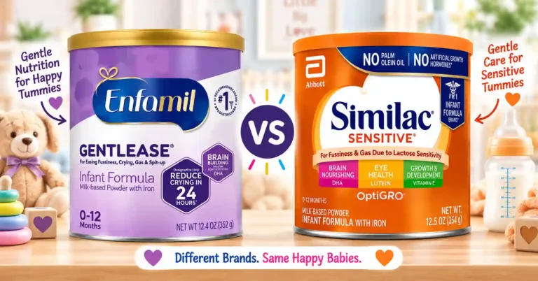 Enfamil Gentlease vs Similac Sensitive