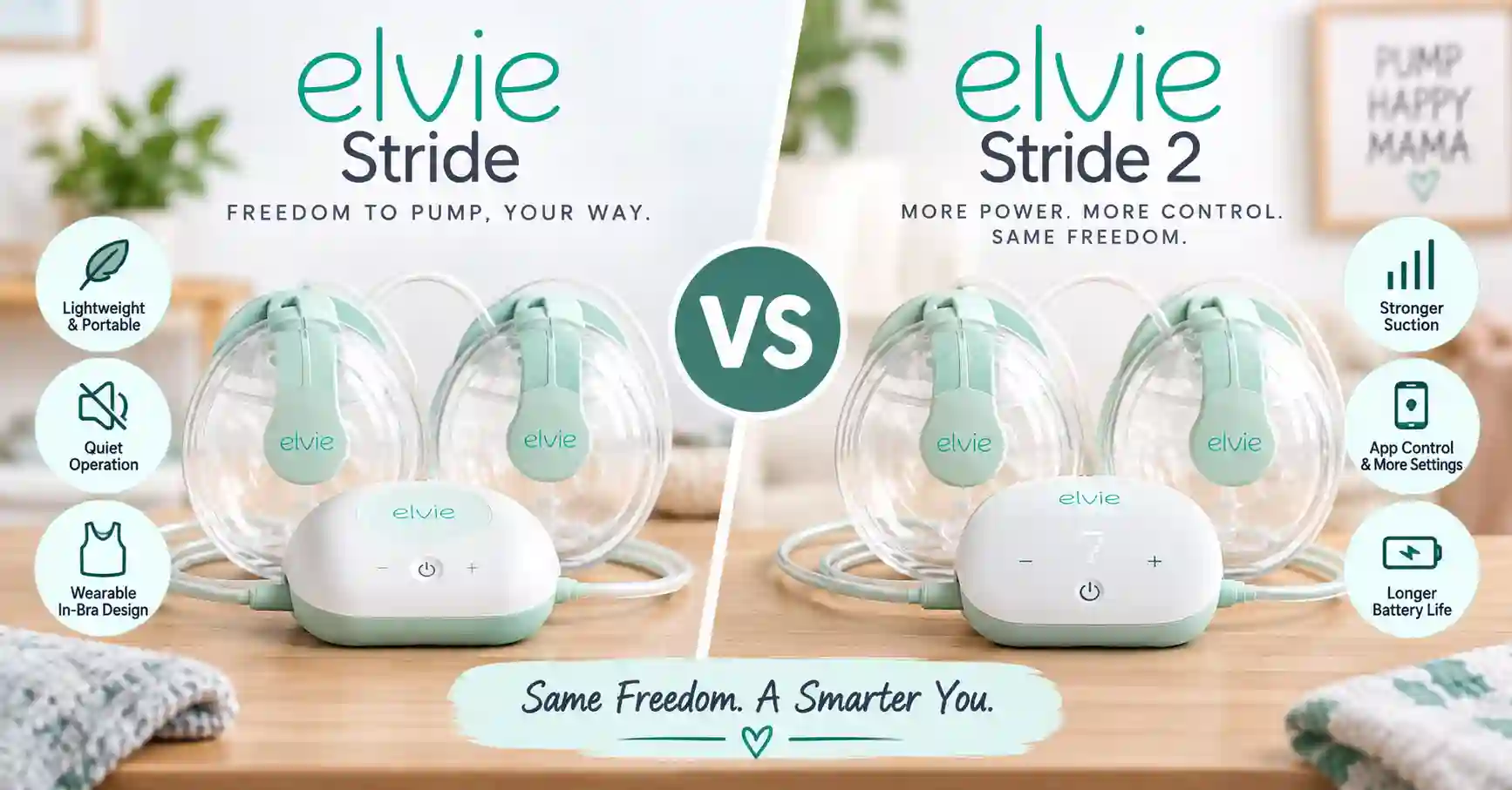 Elvie Stride Vs Elvie Stride 2