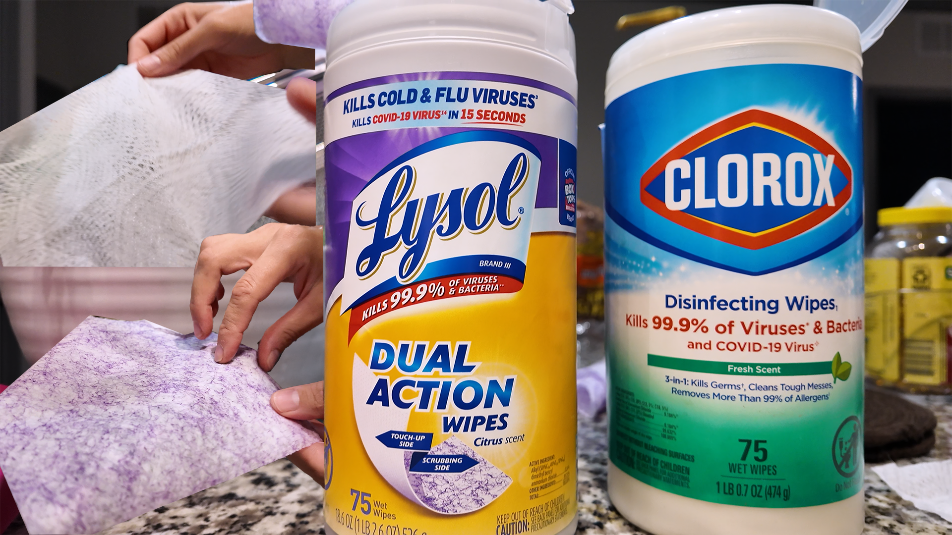 Clorox Vs Lysol Wipes